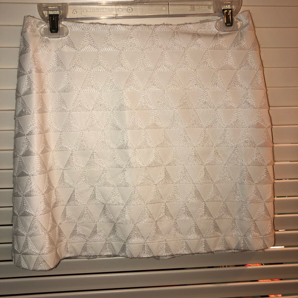ASTR white mini skirt